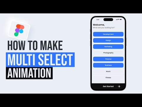 Multi Select Animation | Figma Interactive Components