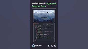 Login and Registration Form using HTML CSS & JavaScript | #coding #html #coding