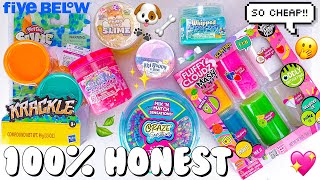 Five Below vs Ross Store Bought Slime Review 💖 Less than $7!