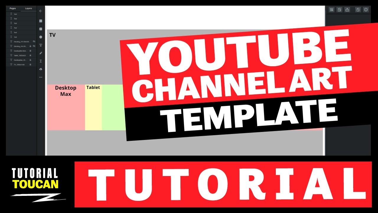 YOUTUBE CHANNEL ART: Creating A Youtube Banner Template That Has A 100% PERFECT FIT | VECTR [2020]