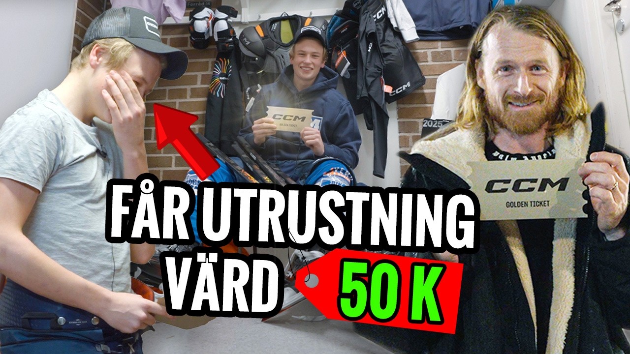 15-åring chockas – blir sponsrad som ett NHL-proffs 🤯🤑