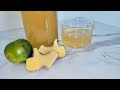 Ginger water  the healthiest drink for burning fat on the stomach neck arms back and thighs