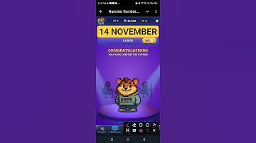Hamster Kombat Dev Game Daily Cipher 14 November | Hamster Kombat Daily Cipher Code | Daily Combo
