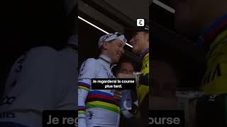 🤣 Le conseil de Pogacar : "Ne regarde pas la course, ça sert à rien" #pogacar #tourdesflandres