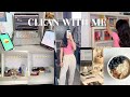 5am sunday RESET vlog | clean with me, closet declutter &amp; productive day vlog