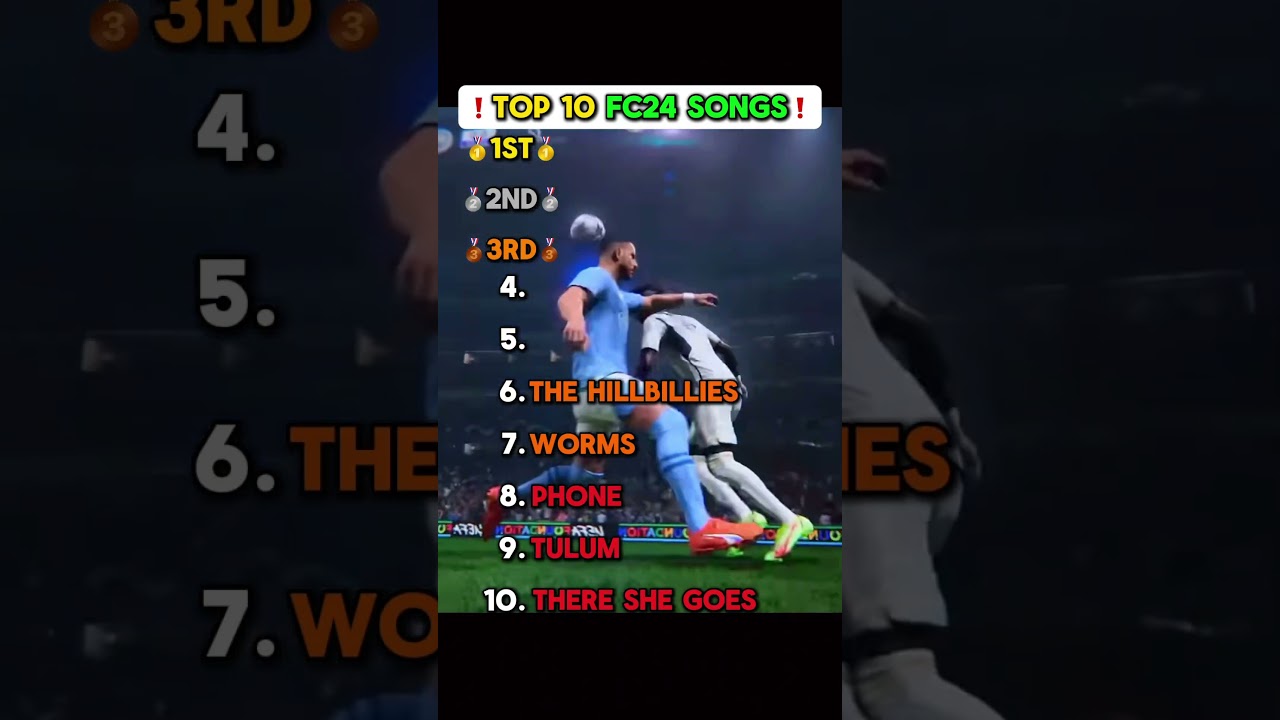 ❗️TOP 10 FC24 SONGS❗️