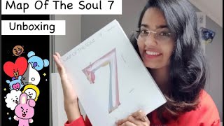 [Indian Kpop Fan] #BTS #BTSArmyIndia OFFICIALLY ALBUM Map Of The Soul 7: Unboxing-India | BT21 RJ
