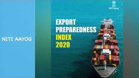 EXPORT PREPAREDNESS INDEX 2020 | NITI AAYOG