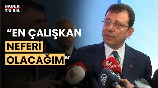 Ekrem İmamoğlu, Kılıçdaroğlu'nun adaylığı sonrası ilk kez konuştu!