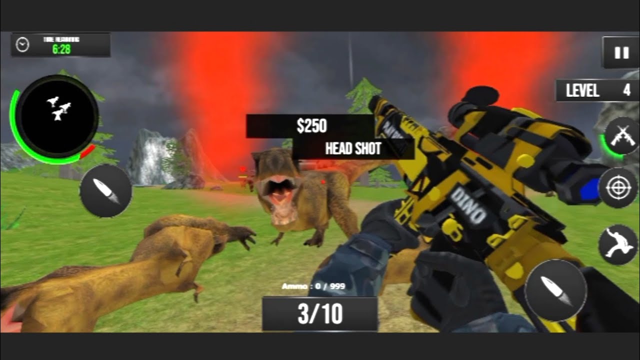 Real Dino Hunter Fps Shooter Android ios Gameplay - Dinosaur Game - Dinosaur Hunting Games #30