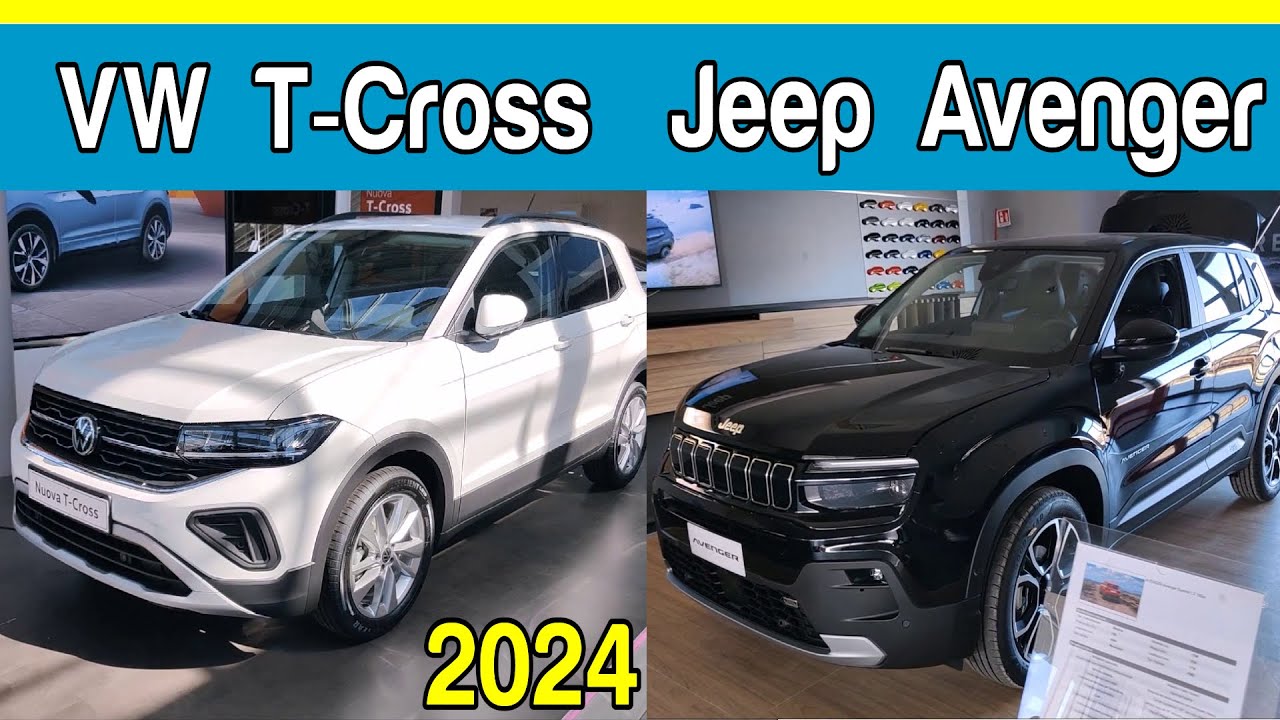 2024 Nuova Volkswagen T-cross o Jeep Avenger, SUV & Crossover Moderne e Spaziose