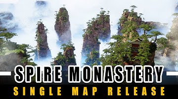 Spire Monastery | Beneos Animated DnD tabletop role playing game battle maps