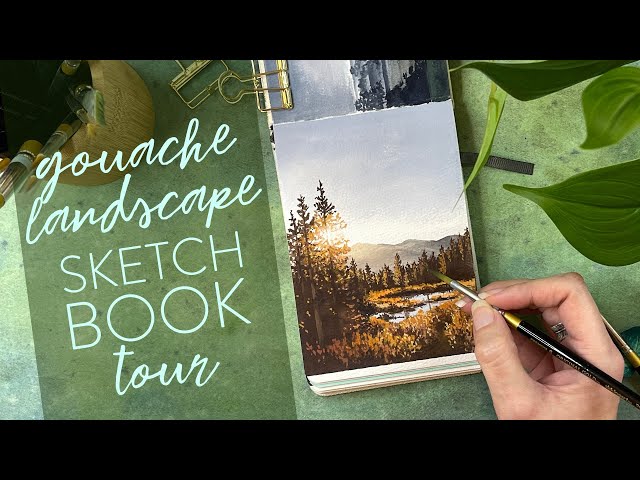 Little Silver Train Trestle. Tiny gouache sketchbook study from the  weekend. #landscape #sketch #sketchbook #dailysketch #gouache…