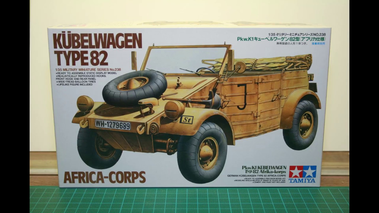 Modelismo / Scale modeling - Pkw.K1 Kubelwagen type 82 Africa-Corps 1/35 part 1