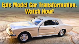 Muddy Diecast Car Wash Transformation – Satisfying Cleaning & Shiny Finish