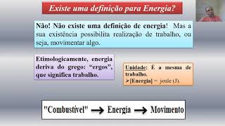 Energia (Aula 01) -  Conceitos iniciais e aplicações no dia a dia!