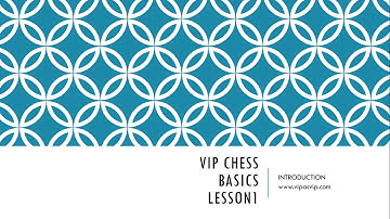 Chess for the Blind and Visually Impaired- Lesson 1- Introduction
