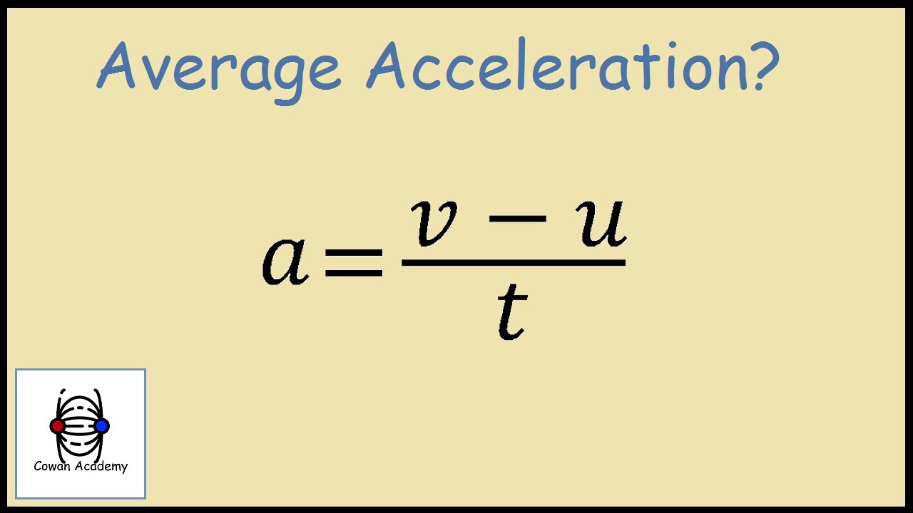 How to Find Acceleration - Physics Example - YouTube