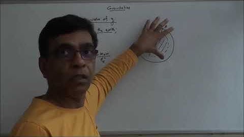 Class 11 PHYSICS variation in the value of gravitational acceleration (video 25)