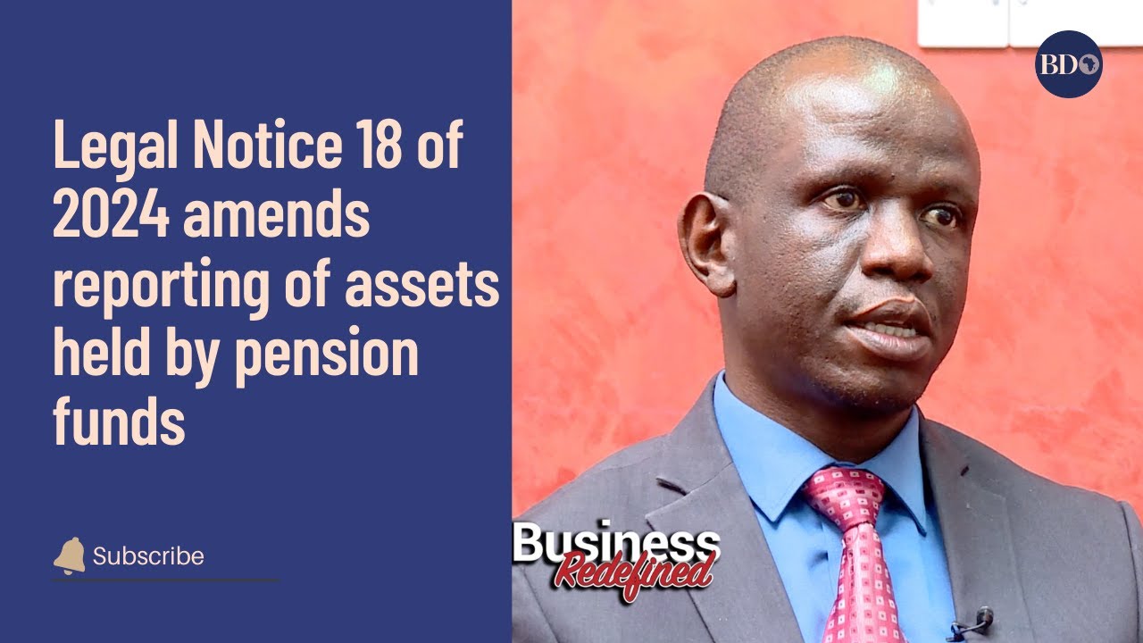 Legal Notice 18 of 2024 amends reporting of assets held by pension funds
