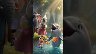 Una familia diferente unida por la música 🎵#CancionInfantil #Amor #Shorts  #músicaparaniños