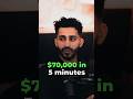 Earning $70K in Just 5 Minutes 💸