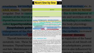 Graves disease and Thyroid cancer NCERT #neet2026 #neet2027 #neetpreparation #shorts