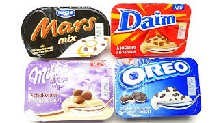 Mars Danone Daim Joghurt, Milka Schoko Balls & Oreo Desserts