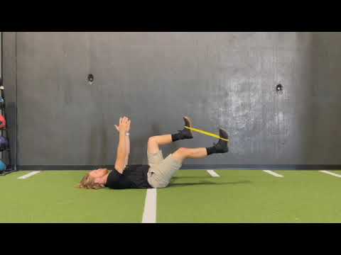 Deadbug Hip Flexor March