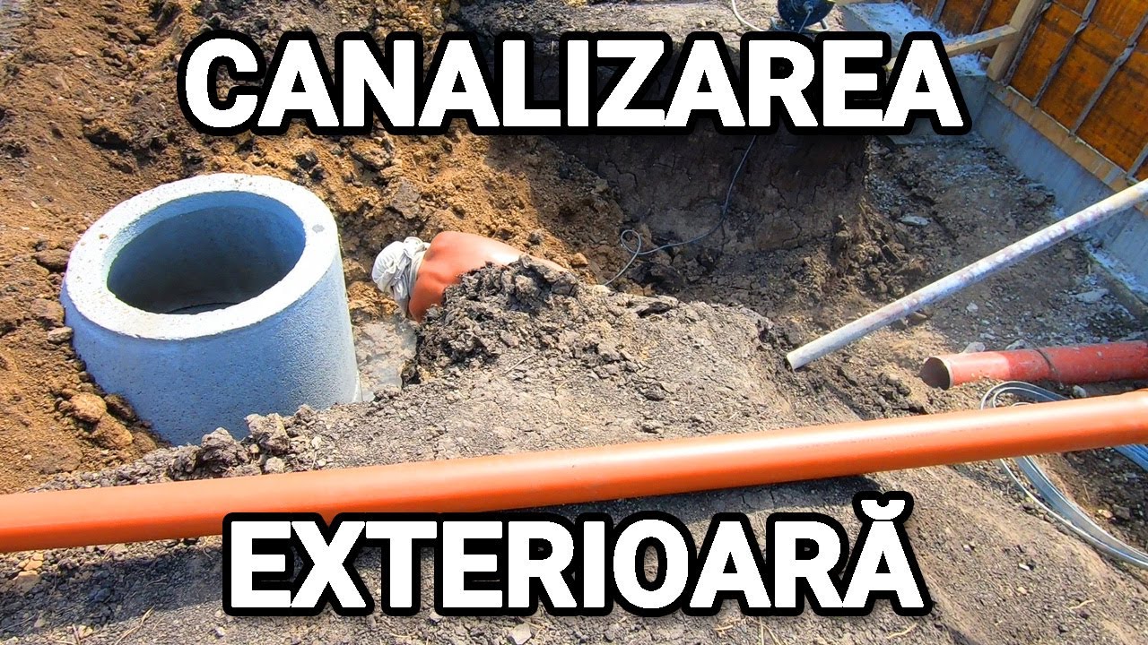 #47 Cum faci canalizarea exterioara pas cu pas #casapasiva #passivehouse