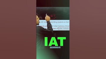 IAT: Which colleges can you go to?🤔🤔#iiser #iiser_aptitude_test #Iat #iat2024 #iisc #iitmadras