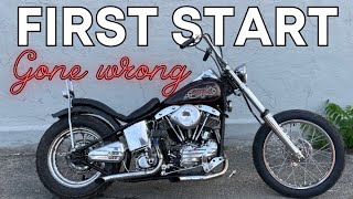 Shovelhead first start! Or is it