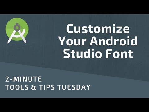 How To Change Editor Font In Android Studio - Android Development Tools Tutorial