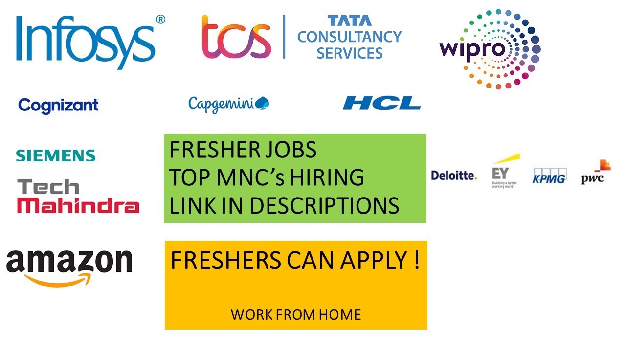 MNC Hiring Fresher 2022 Work From Home Jobs MNC Jobs Fresher Jobs