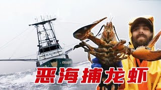 恶海捕龙虾_捕虾团队冒着生命危险出海捕虾，所幸收获也是不菲并得到数万美元的收入