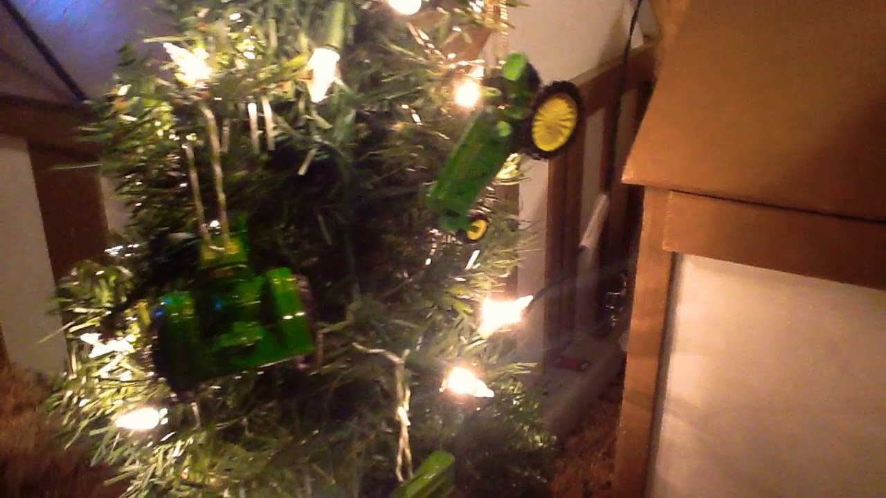 Christmas Tree And John Deere Ornaments Youtube