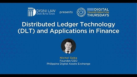 Distributed Ledger Technology (DLT) and Applications in Finance (Nichel Gaba)