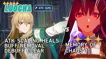 LUOCHA IS INSANELY STRONG! Luocha Vs Kafka Memory Of Chaos Stage 10(F25) [Honkai: Star Rail]