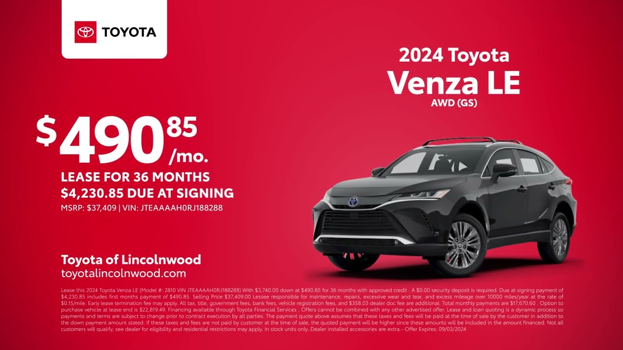 Toyota Venza 08/11/2024 4175204