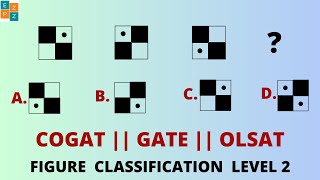 FIGURE CLASSIFICATION LEVEL 2  ||  COGAT  || GATE  ||  OLSAT  || Job Aptitude Test
