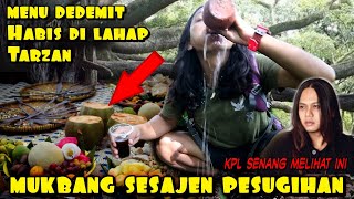 MUKBANG SESAJEN PASUGIHAN DI TENGAH HUTAN ANGKER