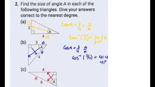 Revision Exercises Q2 Ch18 Trigonometry