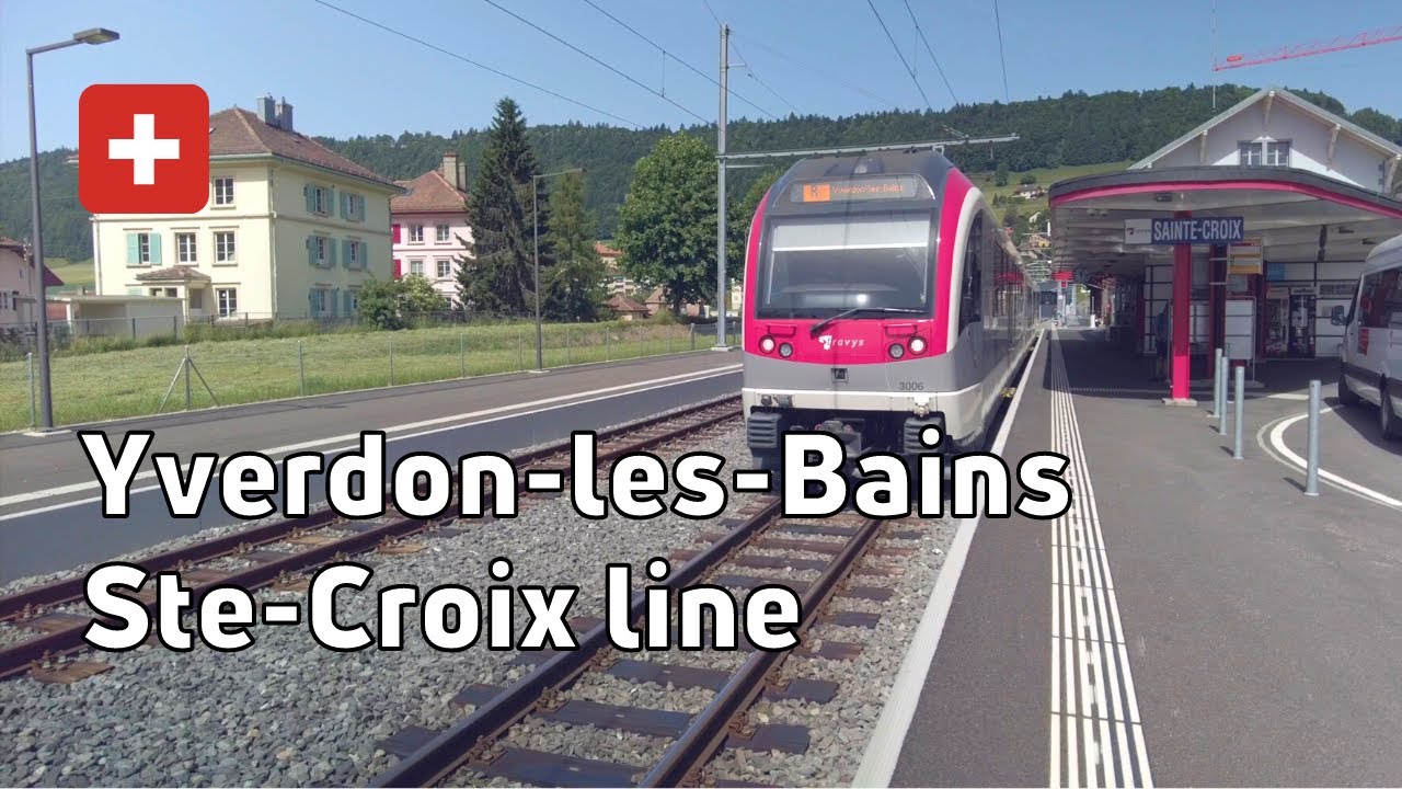 A trip on the Yverdon - Sainte-Croix line