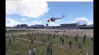 MSFS2024 helicopter S-64F Aerobatic Flight Like Redbull BO105 Loop MSFS Flight Simulator2024