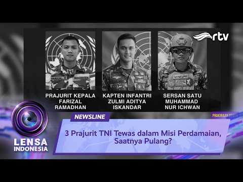 3 Prajurit TNI Tewas dalam Misi Perdamaian, Saatnya Pulang?