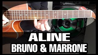 Easy Guitar Solos | Aline | Bruno & Marrone | Whatsapp: 27- 997454297