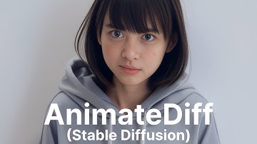 AI video made from text | "Woman wearing a hoodie" generated using Stable Diffusion and AnimateDiff