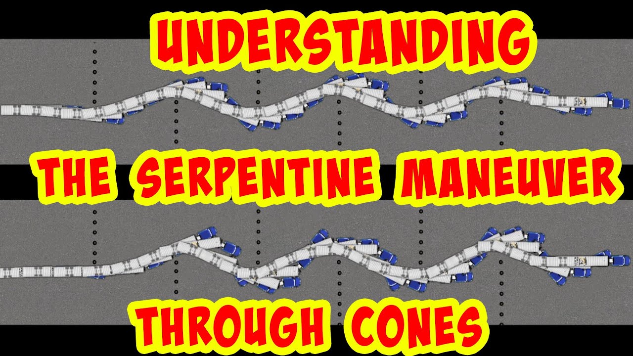 The Serpentine Back Reversing Through cones YouTube