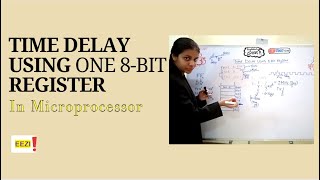 Time delay using single/one register | Microprocessor 8085 | Delay calculation | Program for delay