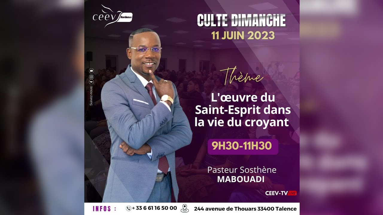 Vous recevrez une puissance, le SaintEsprit ! Pasteur Sosthène